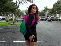 Busty Latina Loves To Flaunt Her Goddess Frame In Public