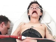 Medical fetish of asian Mei Mara in extreme bizarr