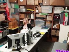 Thief Zoe Jerks And Blows Big Schlong In Office