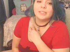 Fat bbw emo babe rocking some natural tits