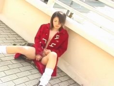 Reika Masturbates In Public